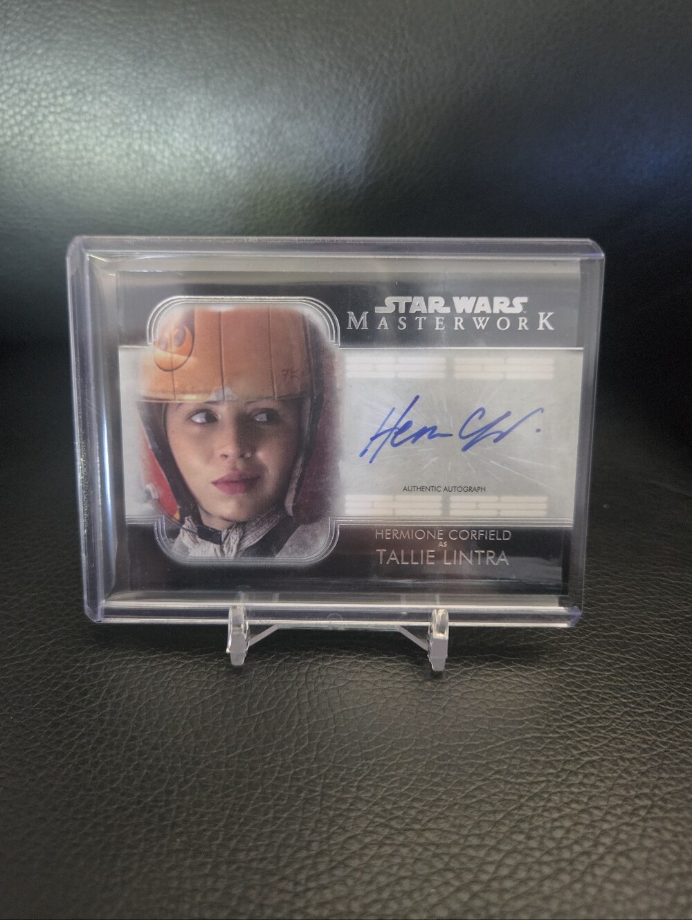 Topps Star Wars The Last Jedi Masterwork Tallie Lintra Autograph Card